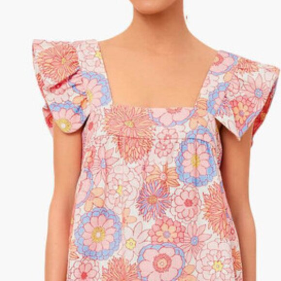 Tuckernuck x Cameran Eubanks Wimberly Folly Hazel Flutter Sleeve Dress XL - Picture 1 of 4